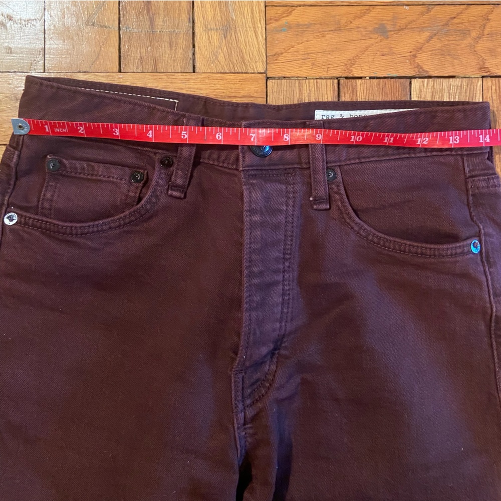 rag & bone Maya High rise Ankle Slim Straight Leg Jeans sz 27 - Picture 9 of 13